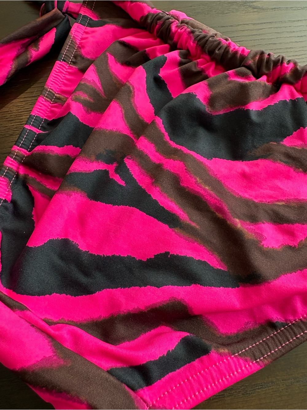 Victoria's Secret Bright Hot Pink Bikini Bottom w Side Tie - Picture 3 of 5